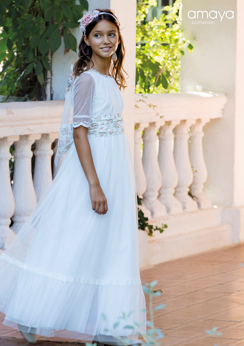 Vestidos Comunion Amaya 2022 Vestido Comuni Coleccion Comunion